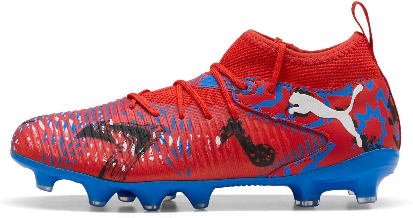 PUMA FUTURE 8 MATCH PLAYMAKERS FG/AG Jr PUMA RED-PUMA BLACK-ULTRA BLUE-PINK Fußballschuh