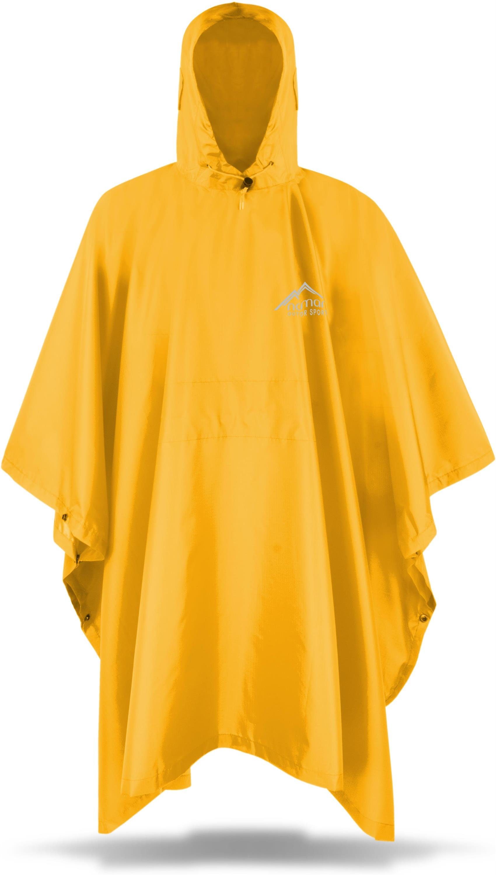 normani Regenponcho Ripstop Regenponcho Derry Wasserdichtes Regencape - Wassersäule: 6.000 mm