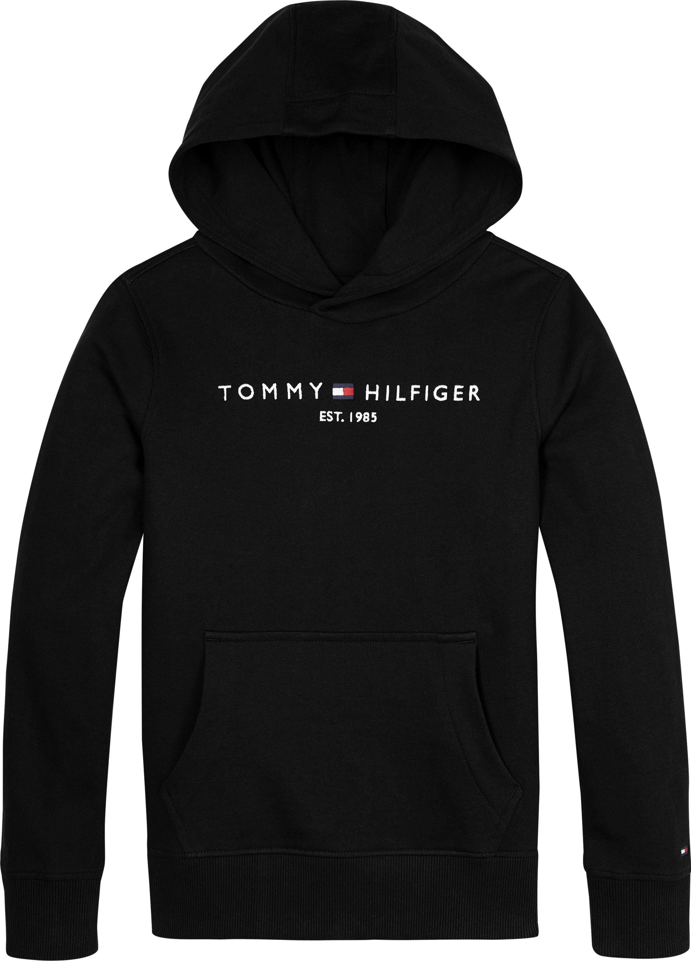 Tommy Hilfiger Kapuzensweatshirt Mädchen für und ESSENTIAL HOODIE Jungen