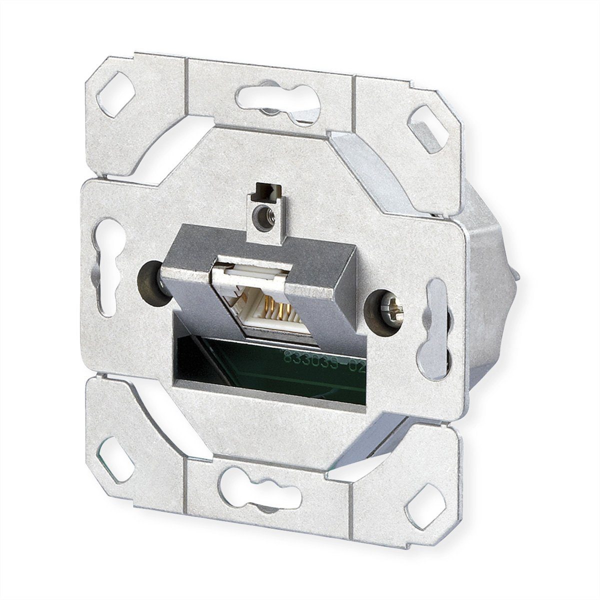 Metz Connect E-DAT C6 1 Port UP0 Netzwerk-Panel (bestückt, 1 Ports, 1307371200-I)