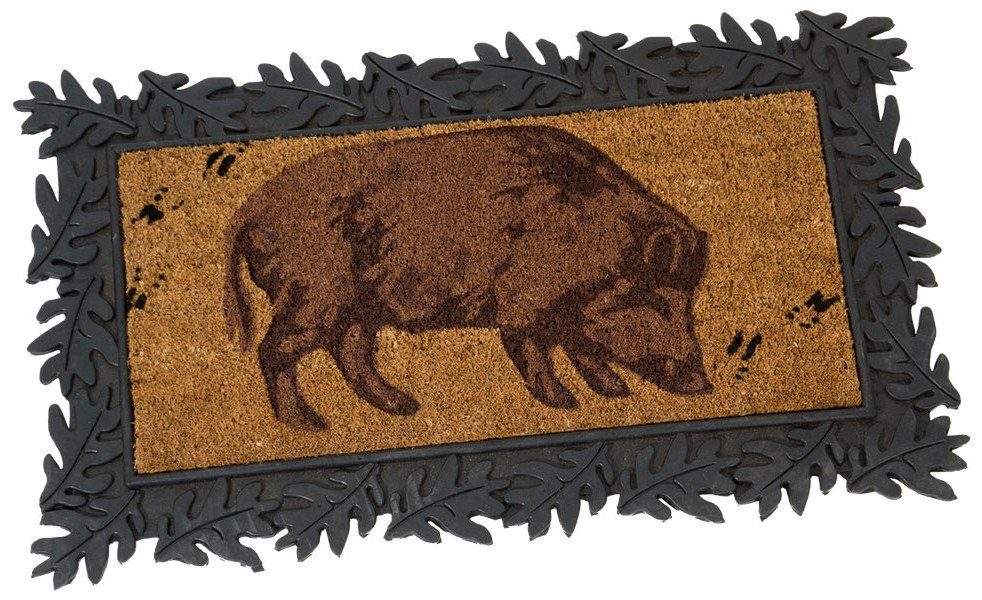 La Chasse® Geldbörse Fußmatte "Keiler" Wildschwein Fußabstreifer Geschenk v günstig online kaufen