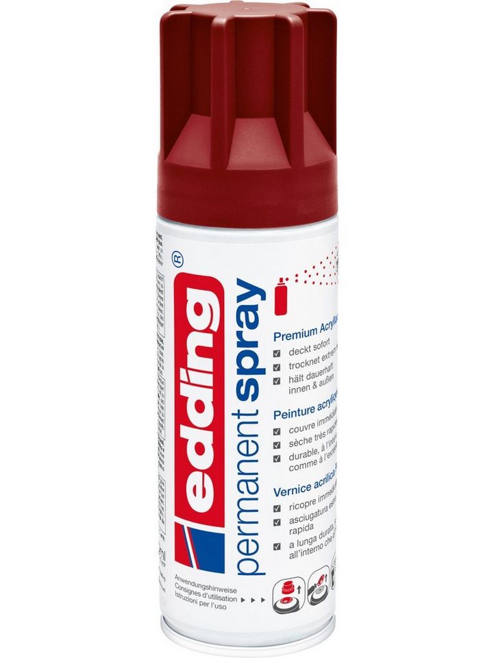 Thumbnail - edding Sprühlack edding 5200 Permanent Spray Premium purpurrot matt