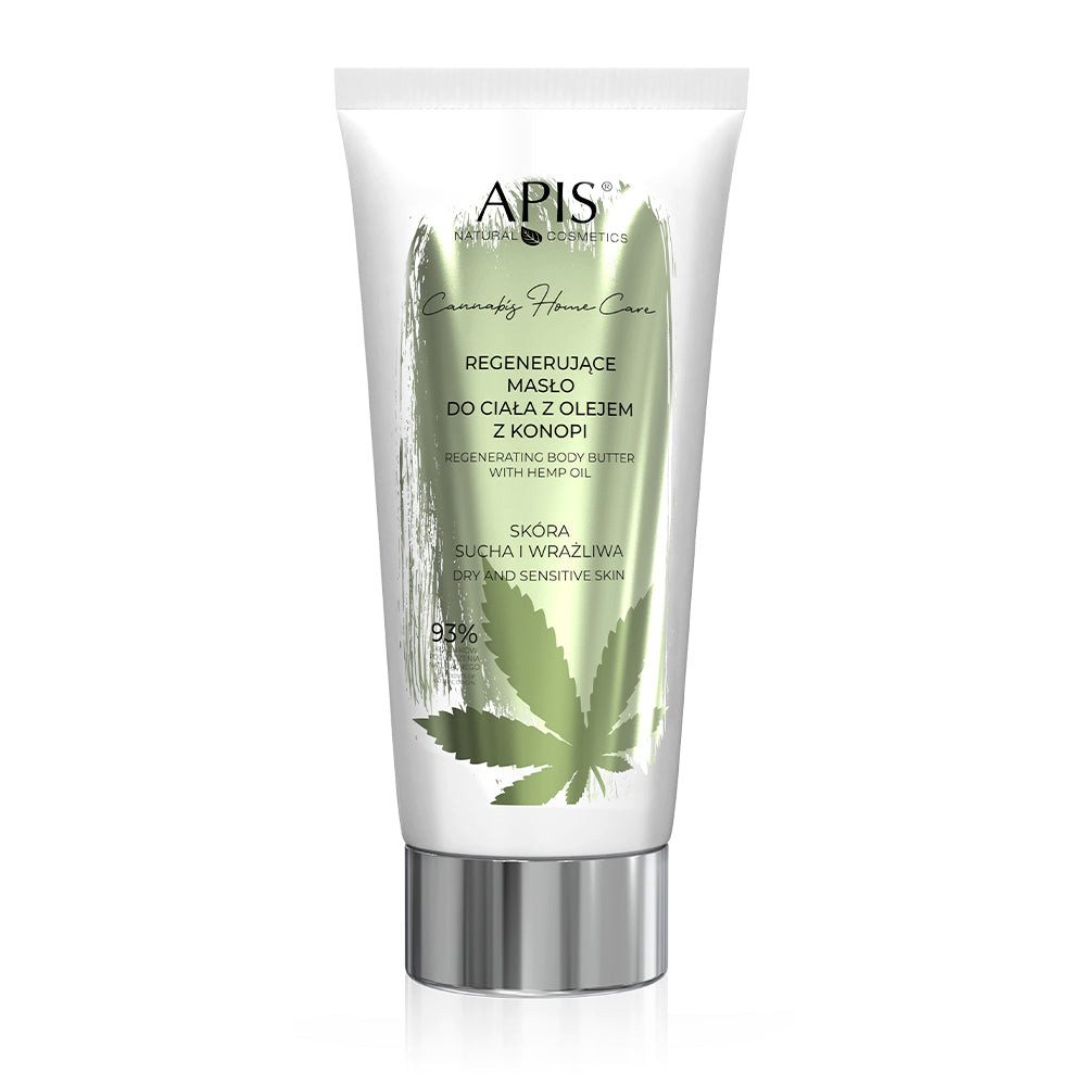 Apis Natural Cosmetics Körperpflegemittel APIS CANNABIS HOME CARE, Regenerierende Körperbutter mit Hanföl, 200ml