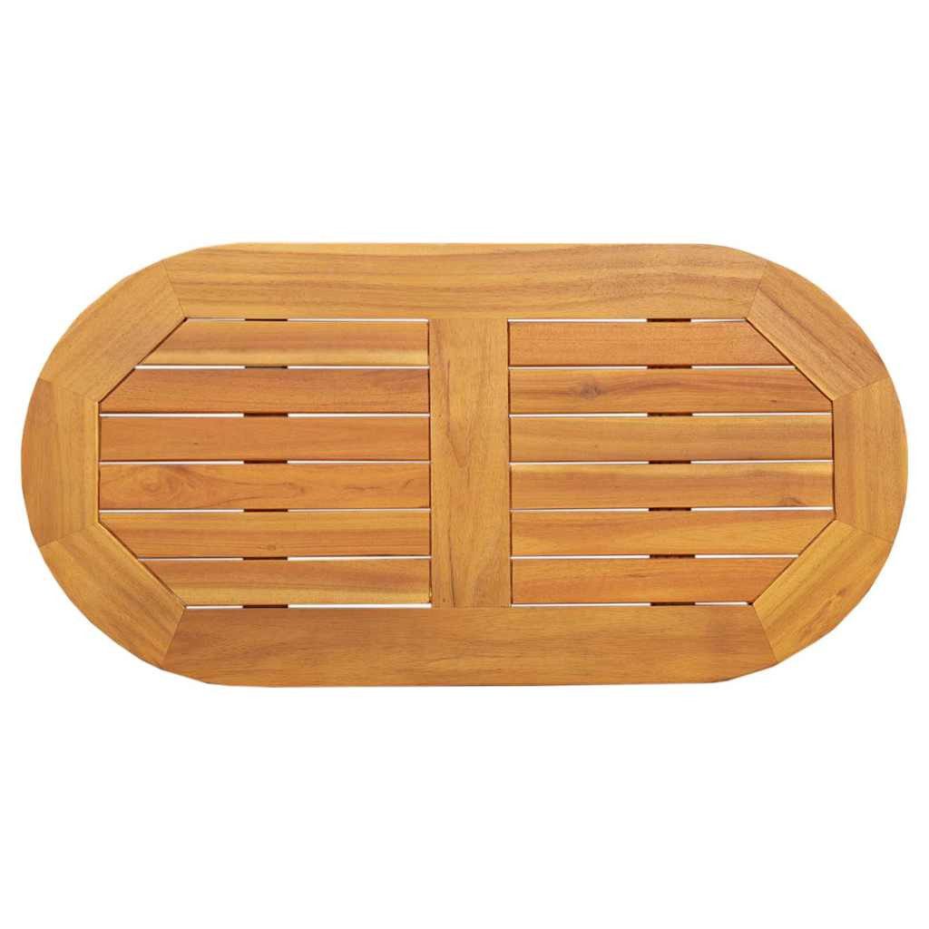 vidaXL Tischplatte Tischplatte Öl-Natur 80 x 40 x 2 cm Massivholz (1 St)