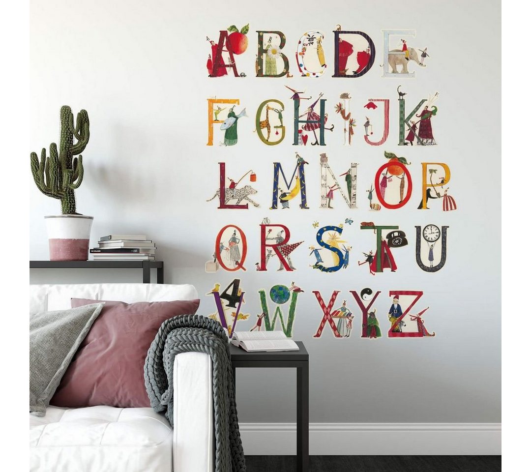 Wall-Art Wandtattoo »Kinderzimmer Blumen Alphabet« (1 Stück)-kaufen