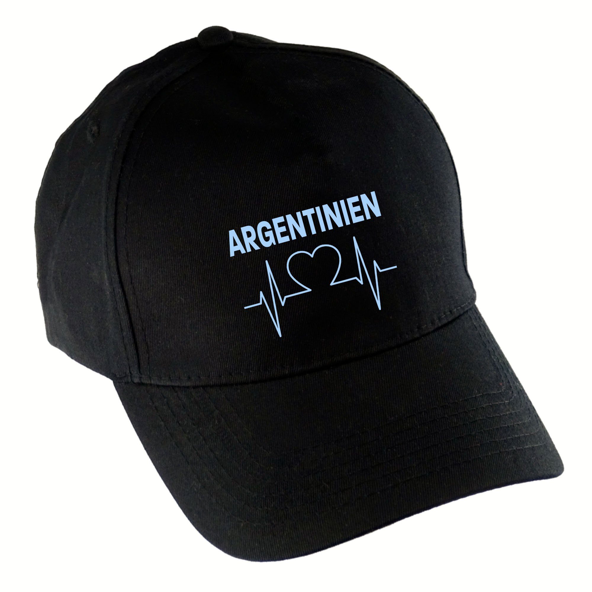Baseball Cap Argentinien - Herzschlag - Mütze