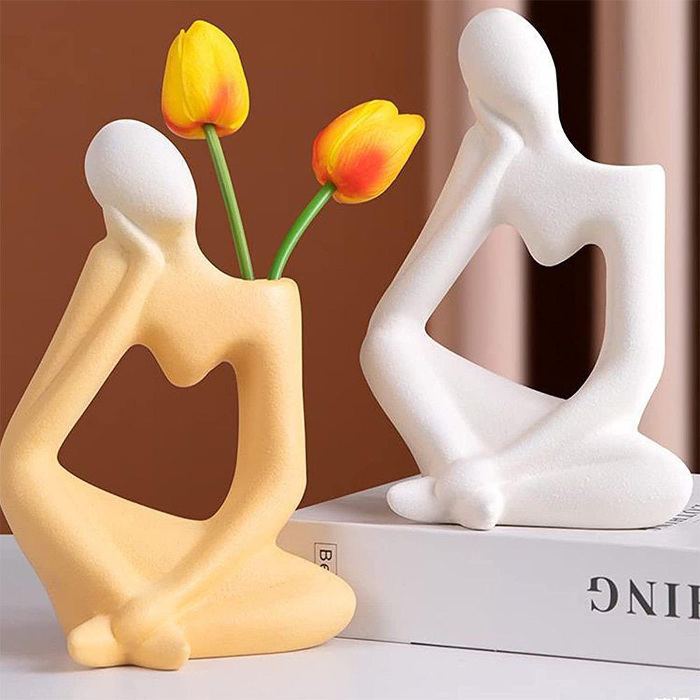 zggzerg Dekovase Keramik Vasen Deko Blumenvase günstig online kaufen