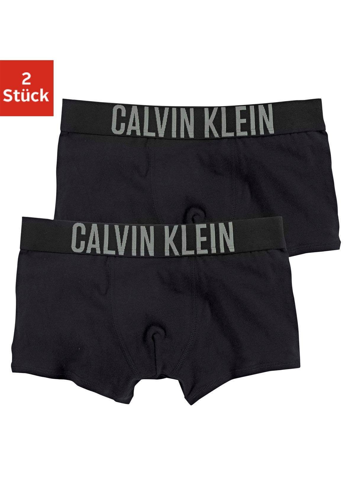 Calvin Klein Underwear Trunk Intenese MiniMe schwarz Power Junior Kids Kinder (2-St)