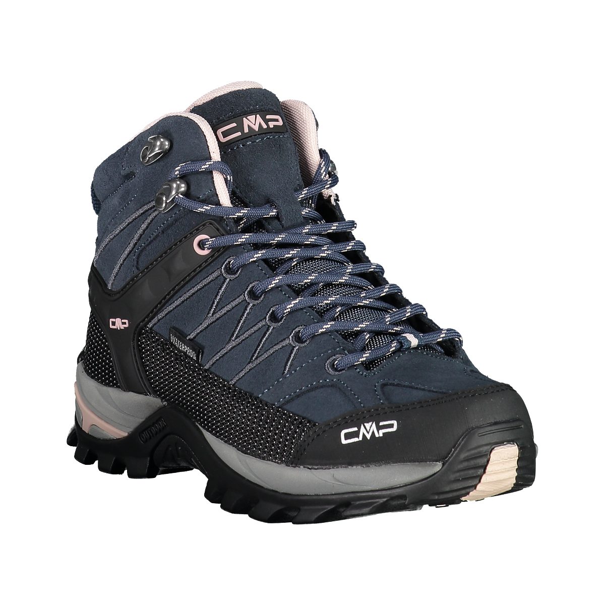 CMP Rigel wasserdicht Wmns Mid Waterproof Wanderschuh navy-rosa