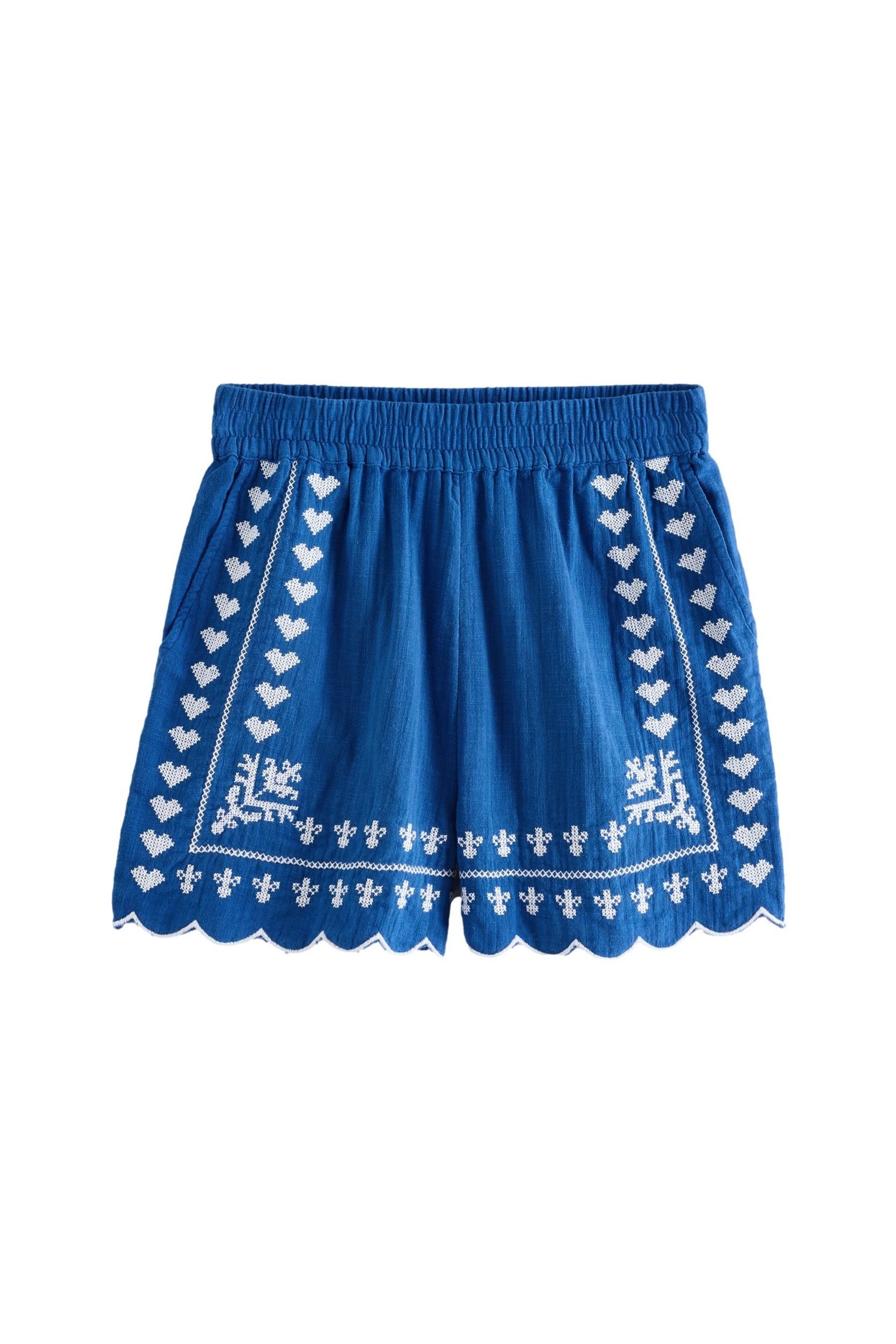 Next Shorts Shorts mit Kreuzstich aus günstig online kaufen