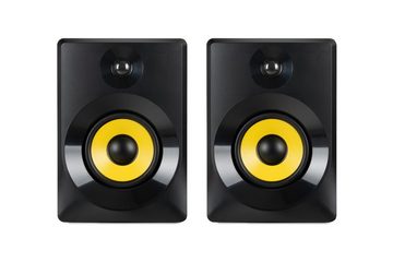 McGrey MM-440BT Multimedia Studio Monitor Paar Lautsprecher (Bluetooth 5.1, 40 W, 2.0 Regallautsprecher mit Tonregler für Höhen und Tiefen)