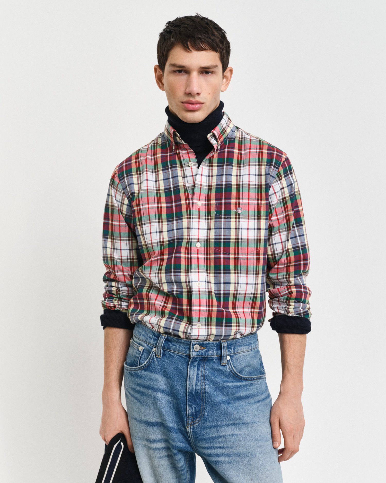 Karohemd REG POPLIN TARTAN CHECK SHIRT
