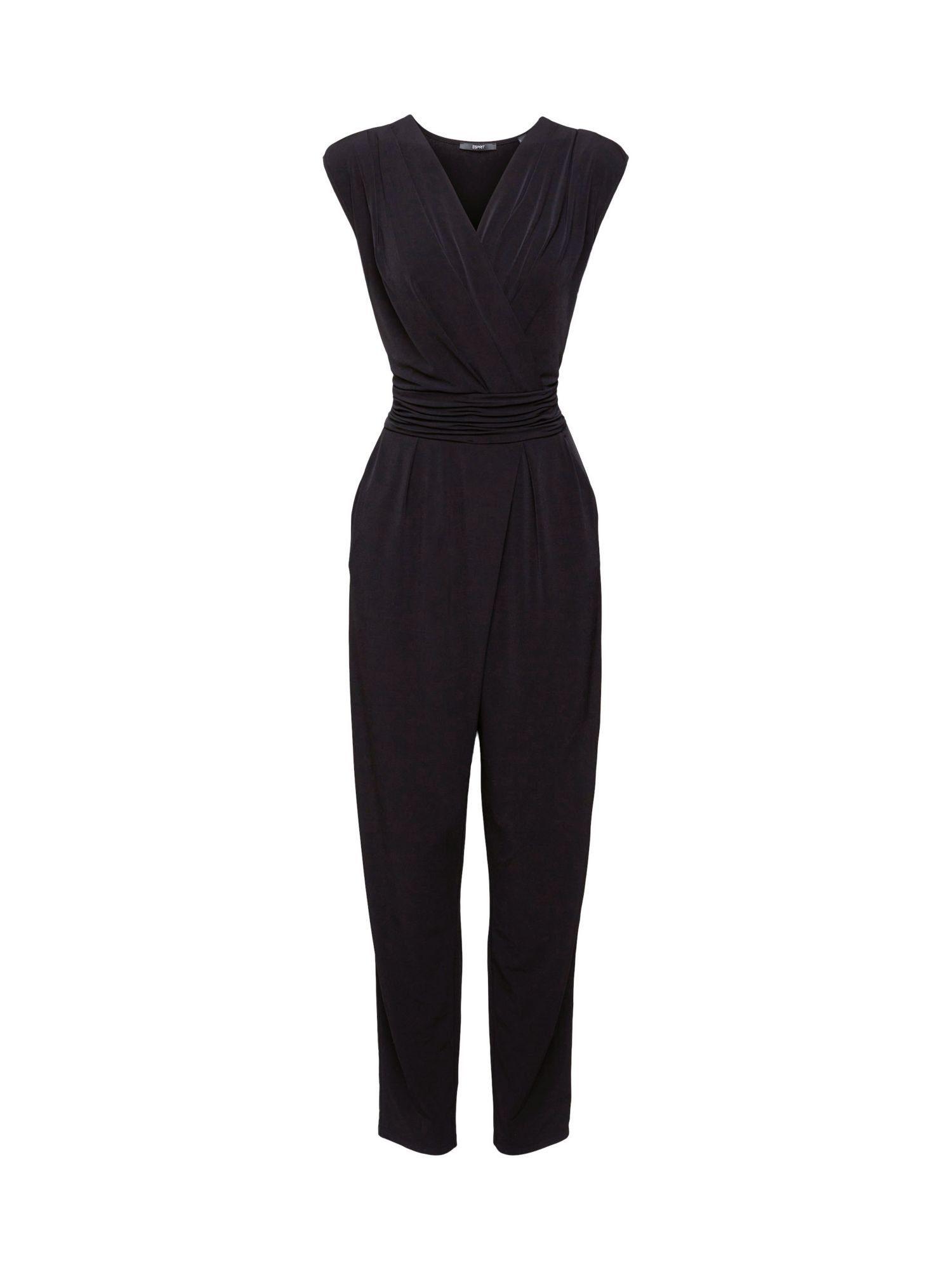 Jersey Esprit Taillengürtel aus mit Jumpsuit Collection Overall