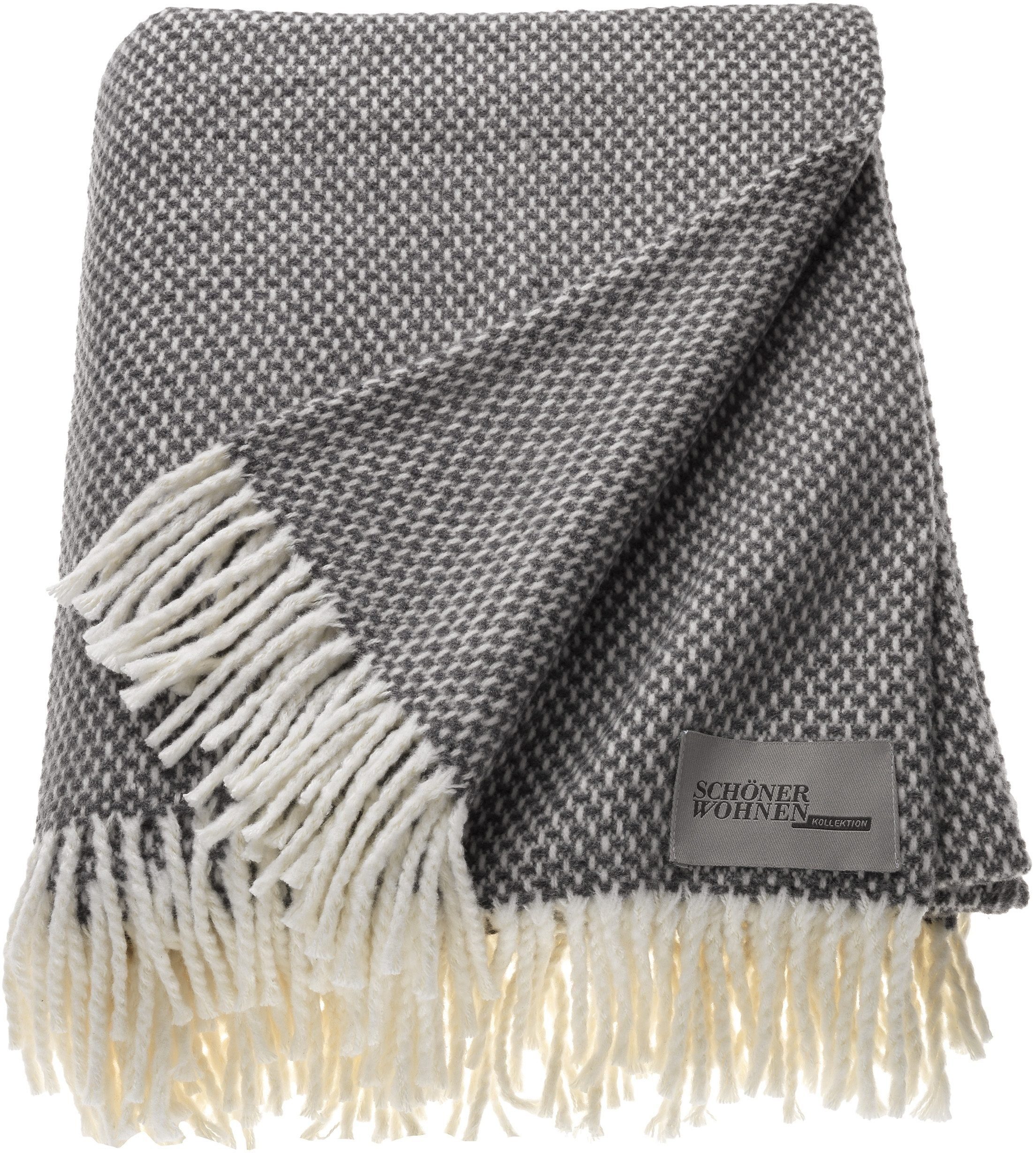 Wohndecke Zen, SCHÖNER WOHNEN-Kollektion, mit Fransen, Kuscheldecke günstig online kaufen