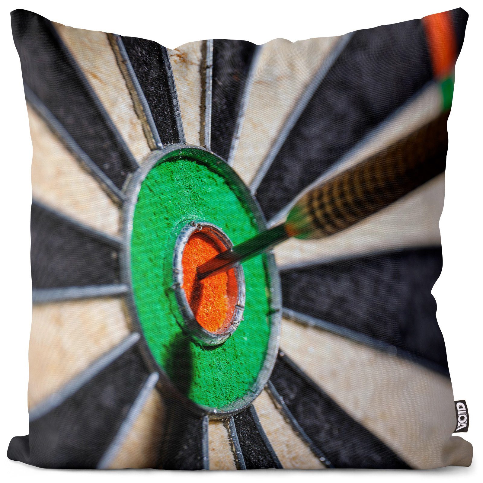 VOID Kissenbezug, (1 Stück), Bull's Eye Dart Pfeil Dartscheibe dart target pfeil sport mission per