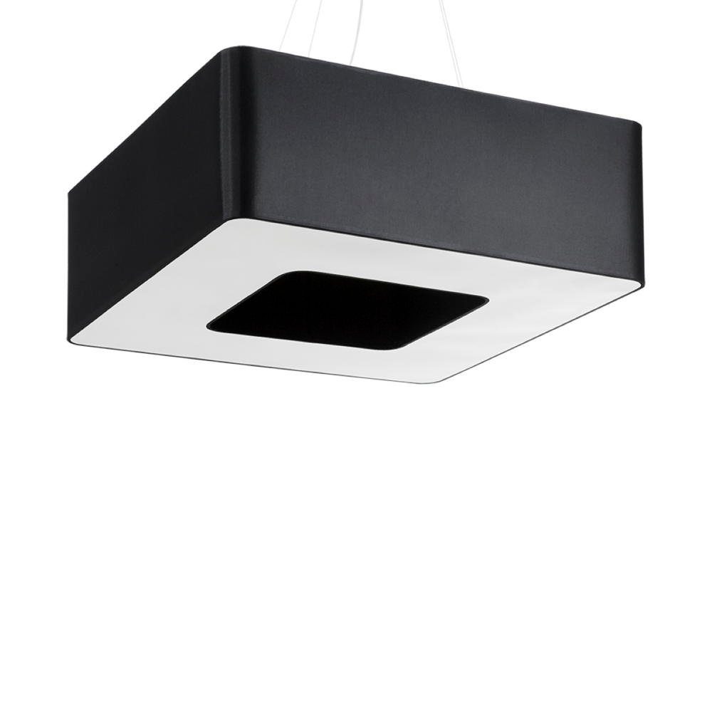 famlights Hängeleuchte, Pendelleuchte Uta in 600x600mm, Pendellampe, Schwarz keine Hängeleuchte, enthalten: Angabe, Nein, Leuchtmittel Pendelleuchte 8-flammig warmweiss, E27