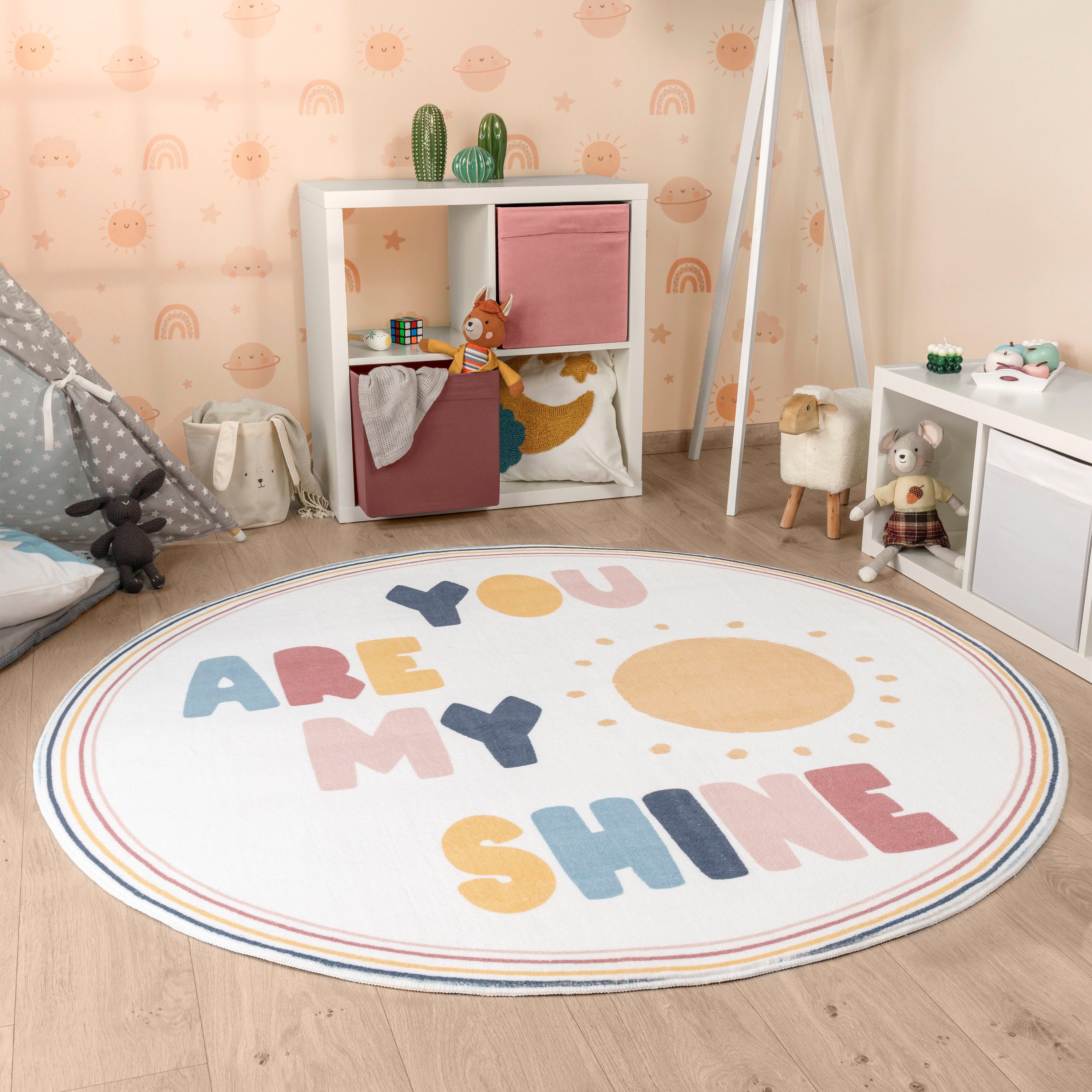 Paco Home Kinderteppich Niloya 363, rund, günstig online kaufen