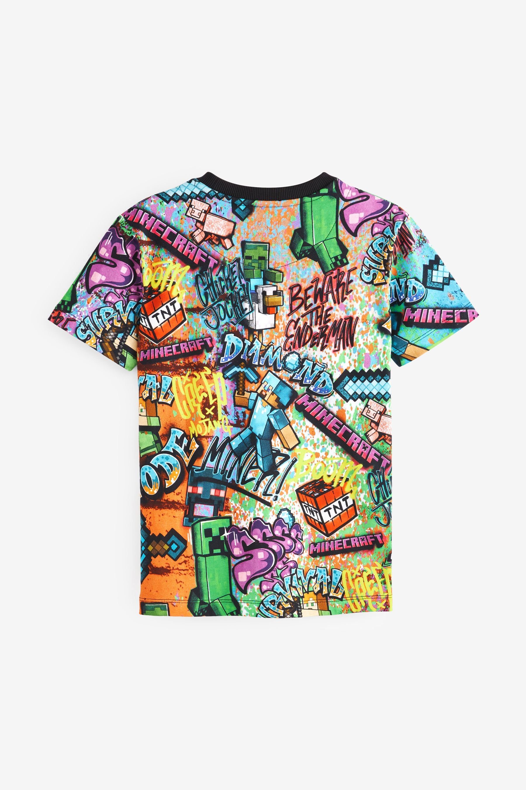 Next T-Shirt Lizenziertes T-Shirt mit Allover-Print (1-tlg)