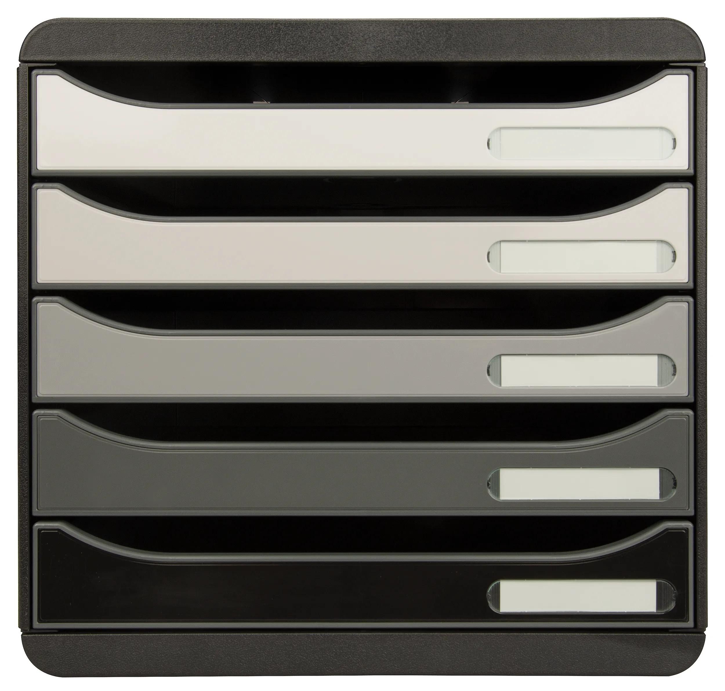 Schubladenbox Schubladenbox Big Box Plus 5 offene Schubladen Grau 3097294D