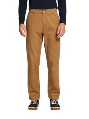 Esprit Chinohose Gerade geschnittene Chino aus Baumwolltwill