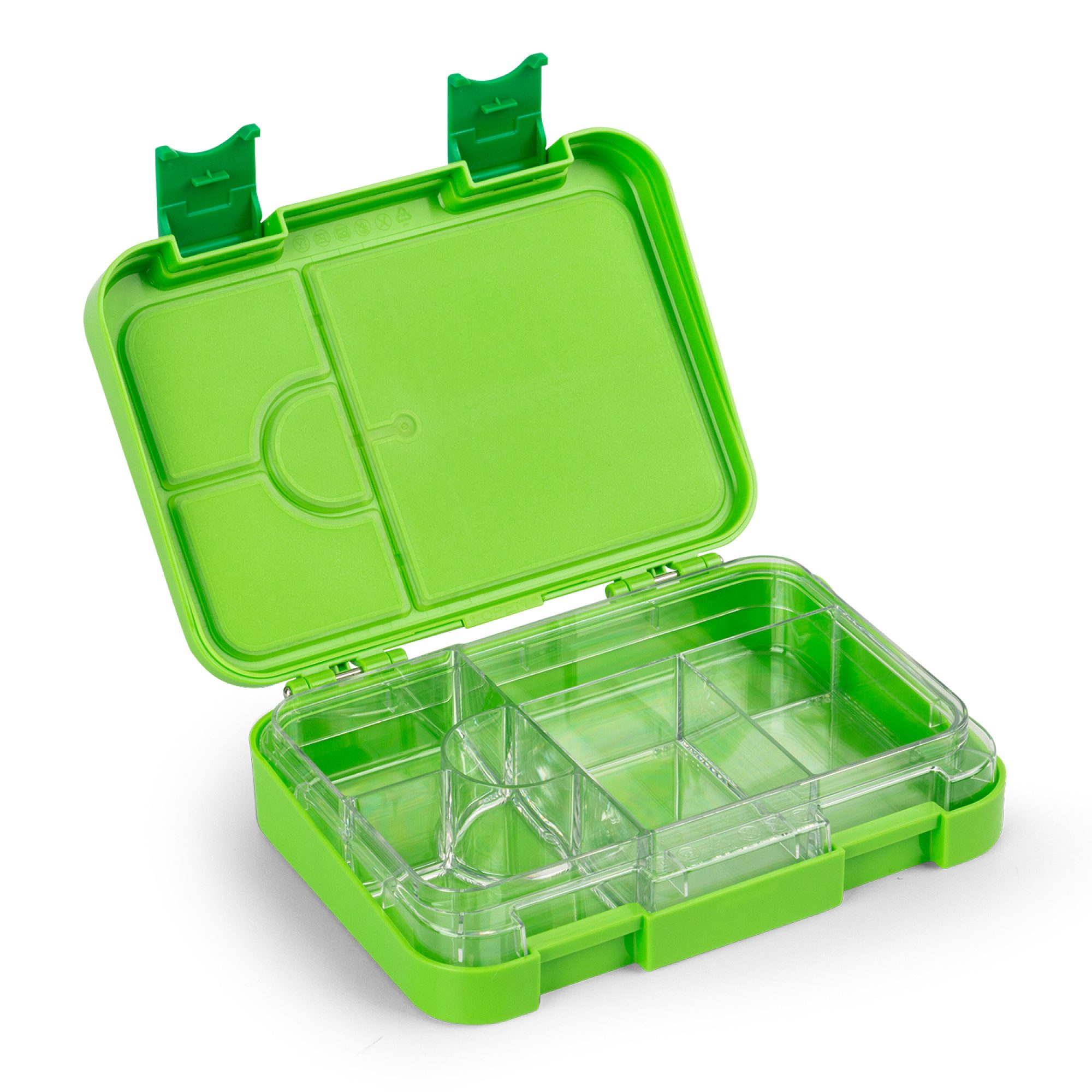 Klarstein Frischhaltedose junior Lunchbox Brotdose mit Fächern, Tritan, (Packung)