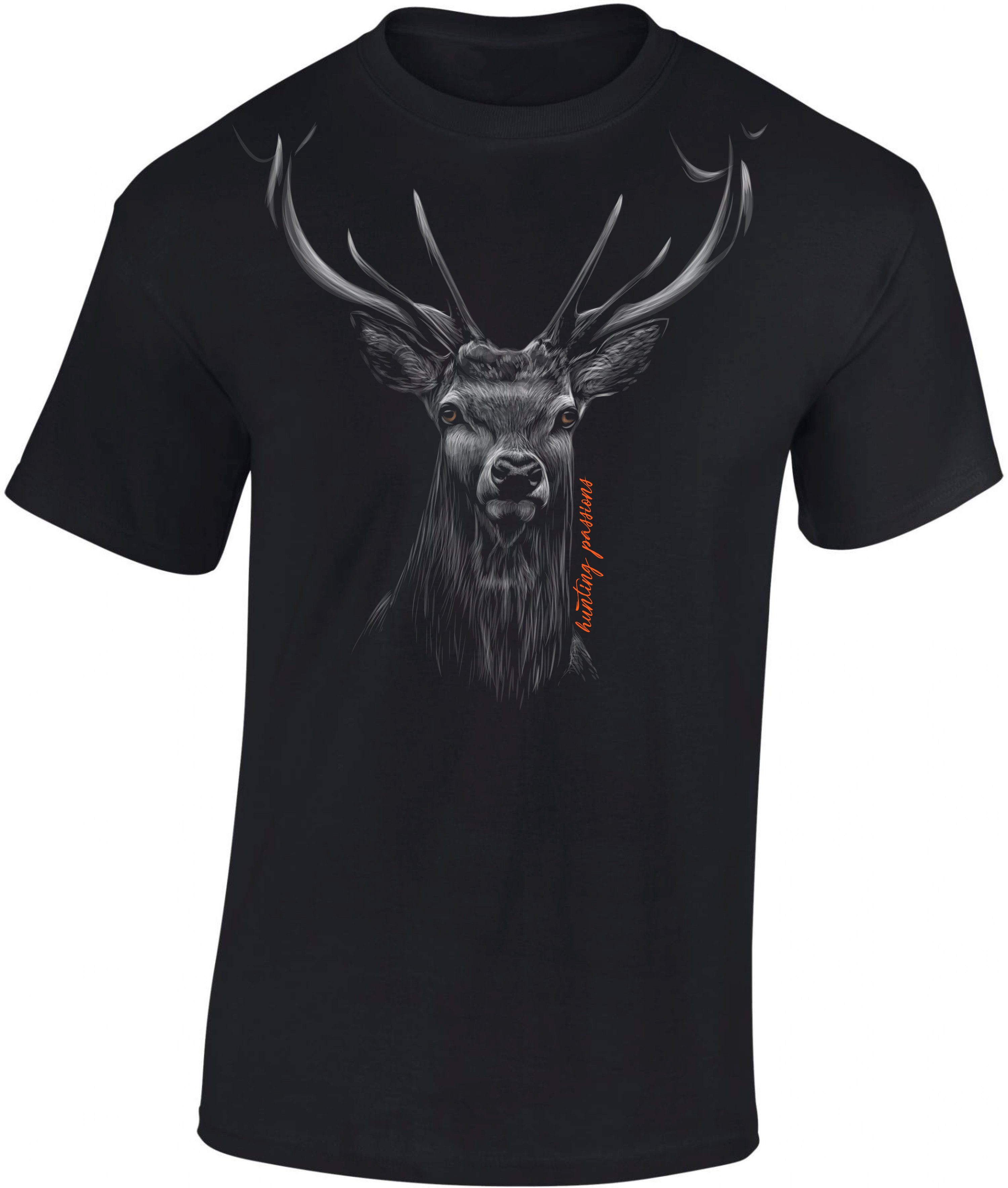 Baddery Print-Shirt Jäger T-Shirt: "Hunting Passion" günstig online kaufen