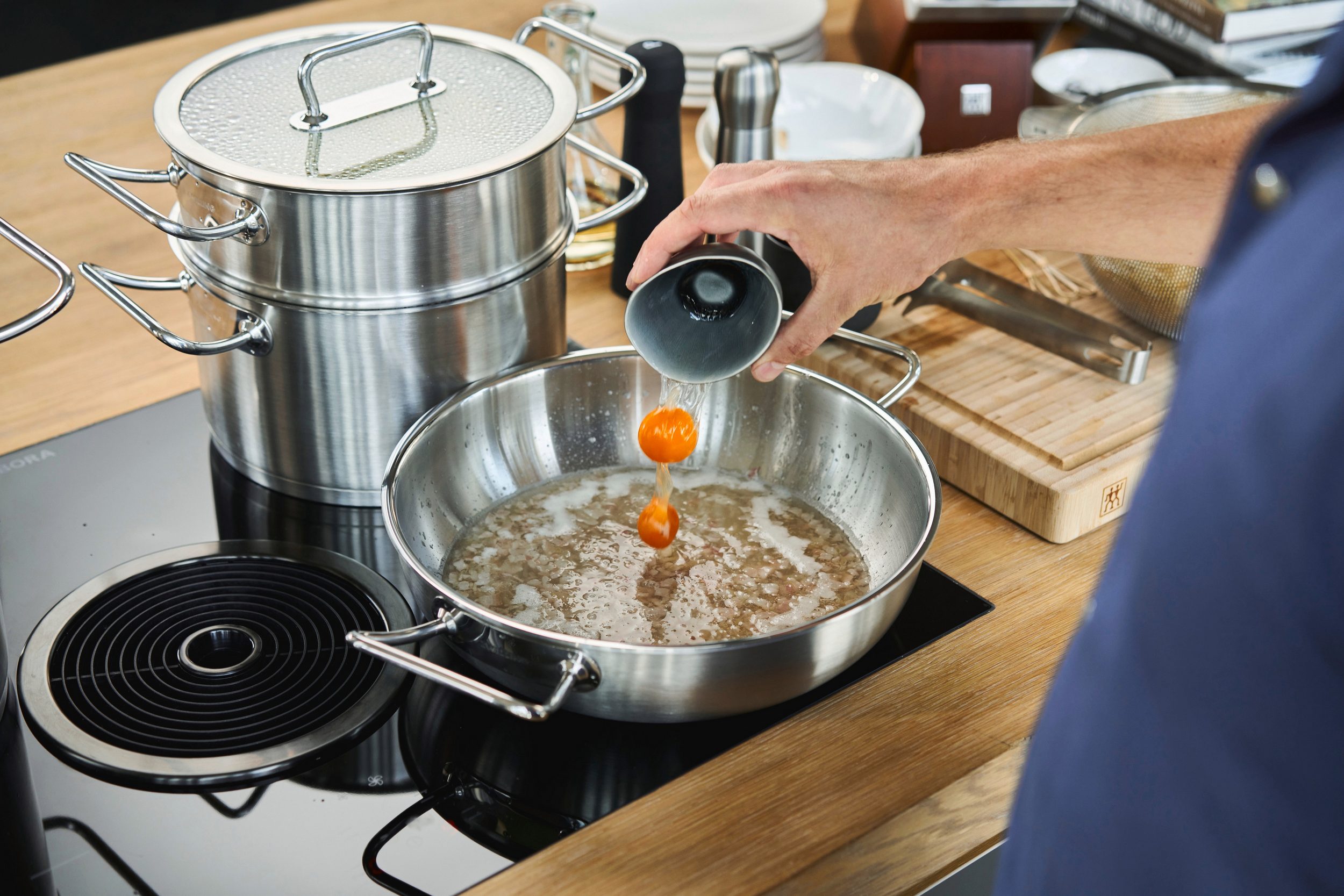 Zwilling Wok Pro, Edelstahl 18/10 (1-tlg), Induktionsgeeignet