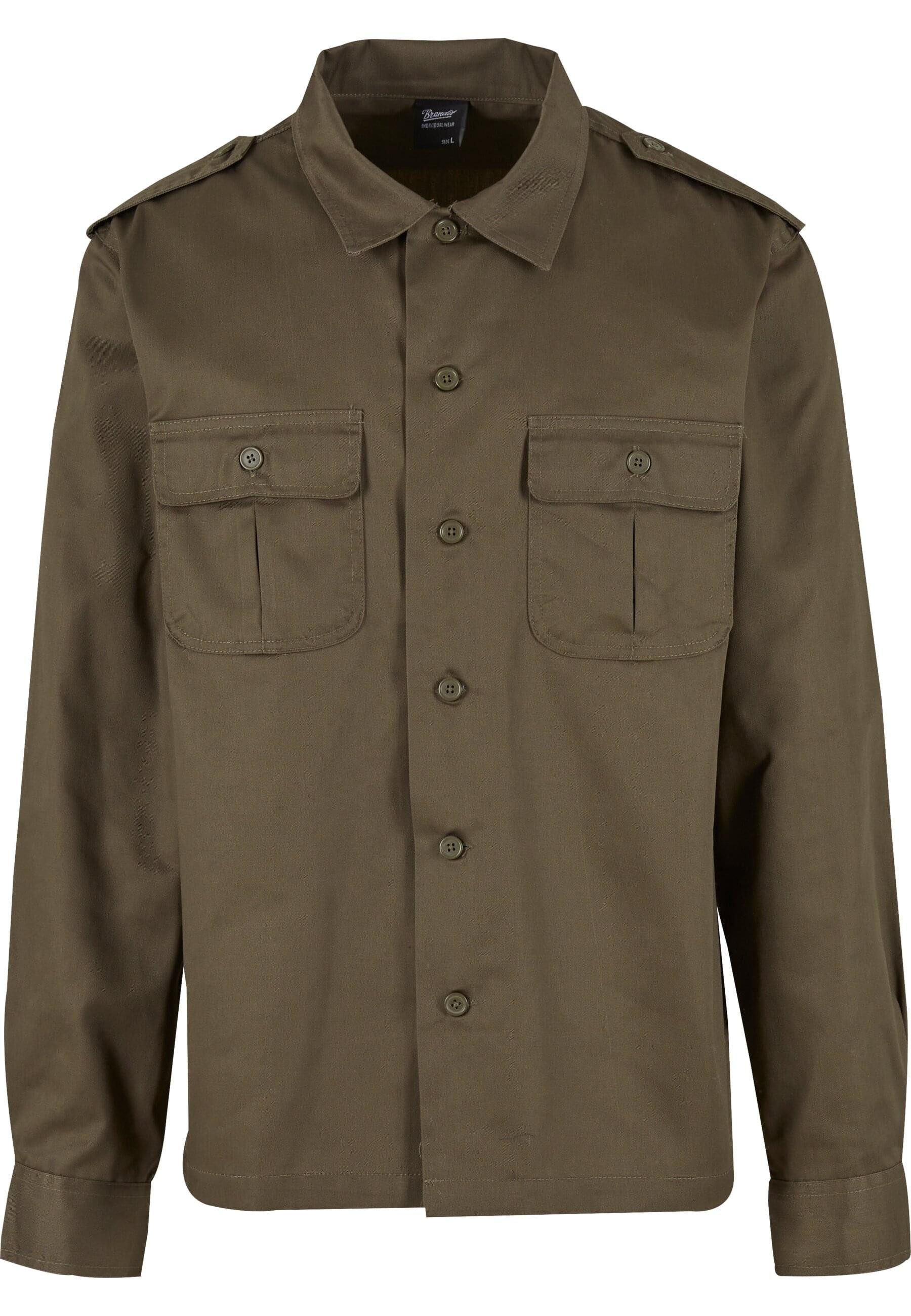 Langarmhemd Brandit Herren US Shirt