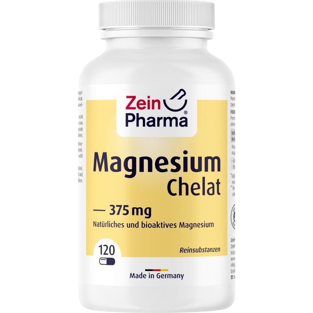 Zein Pharma - Germany GmbH MAGNESIUM CHELAT Kapseln hoch bioverfügbar Kapseln, 120 St.