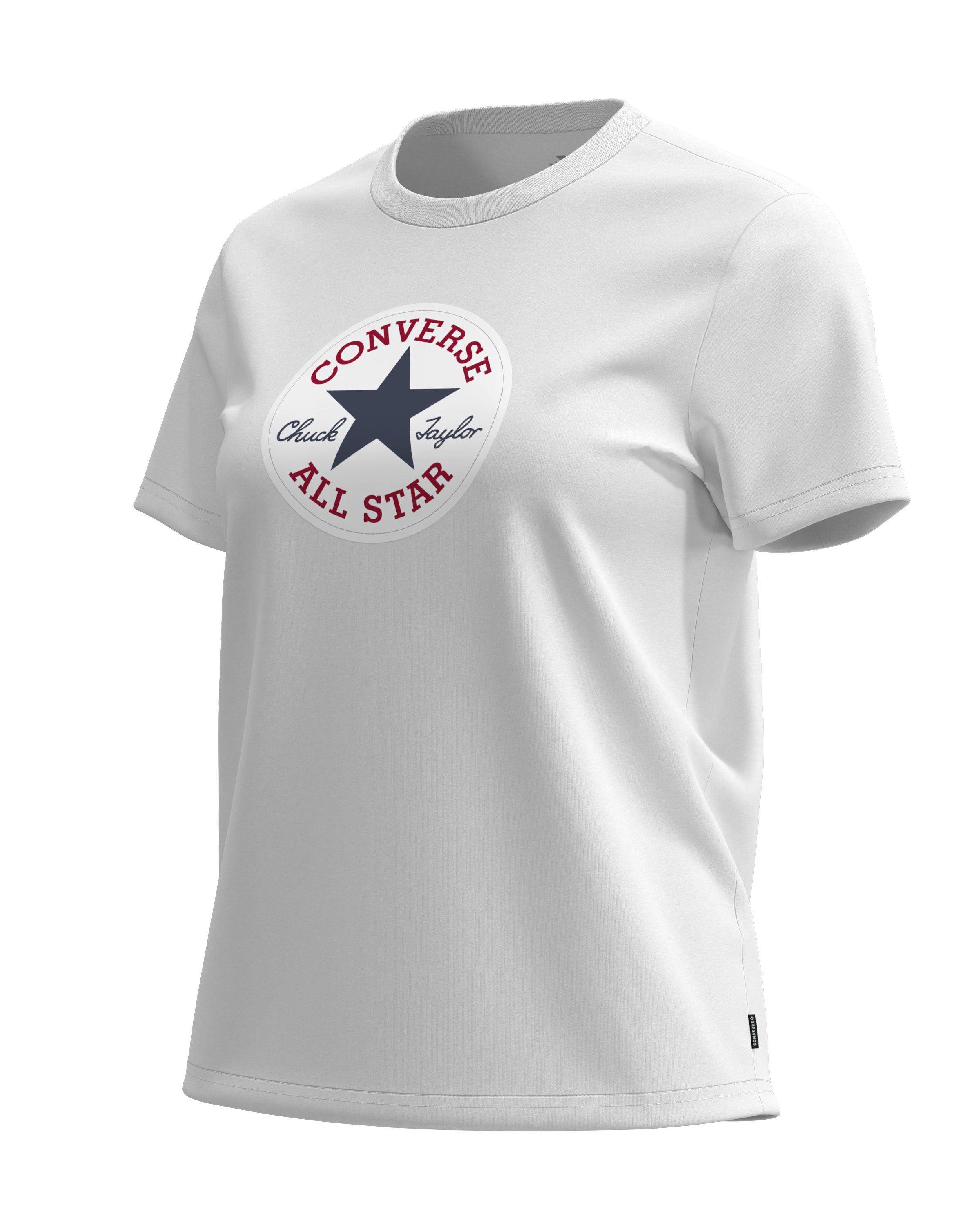Converse T-Shirt CHUCK PATCH TEE Kurzarm, aus Baumwolle, in den Größen XS bis XXL