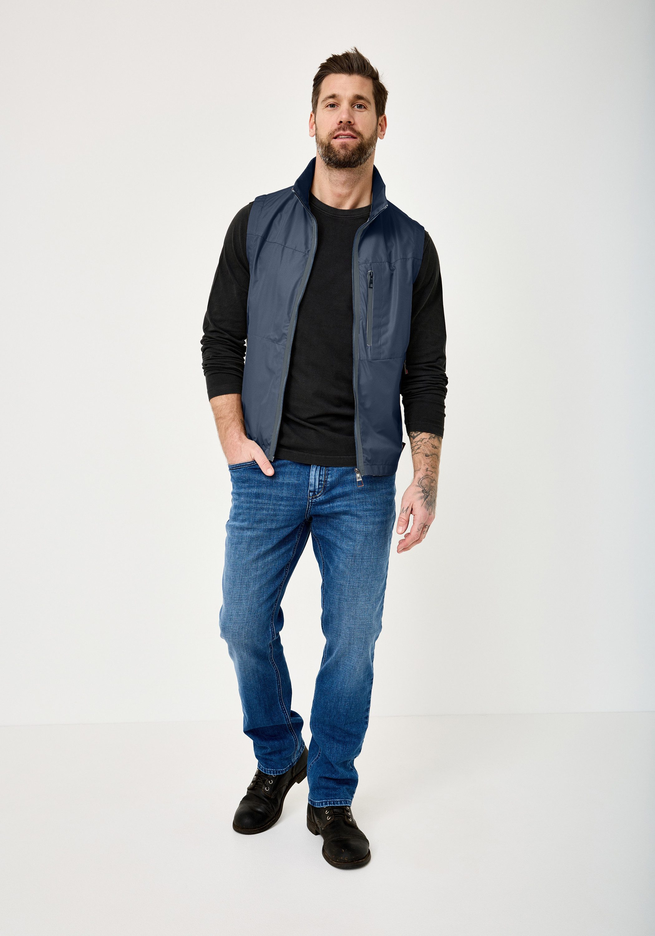 Redpoint Kurzweste WOODY Leichte Regular Fit Blouson Weste – Bild 4 von 5