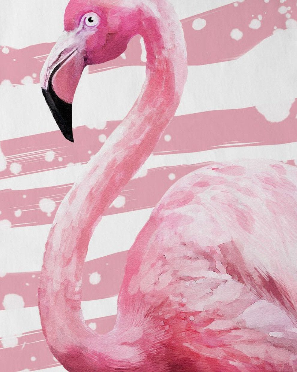style3 T-Shirt Pink Power flamingo hipster strand urlaub rosa zoo karibik h günstig online kaufen