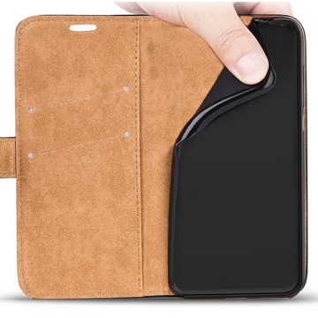 CoolGadget Handyhülle Retro Klapphülle für Samsung Galaxy S10e 5,8 Zoll, Schutzhülle Wallet Case Kartenfach Hülle für Samsung Galaxy S10e