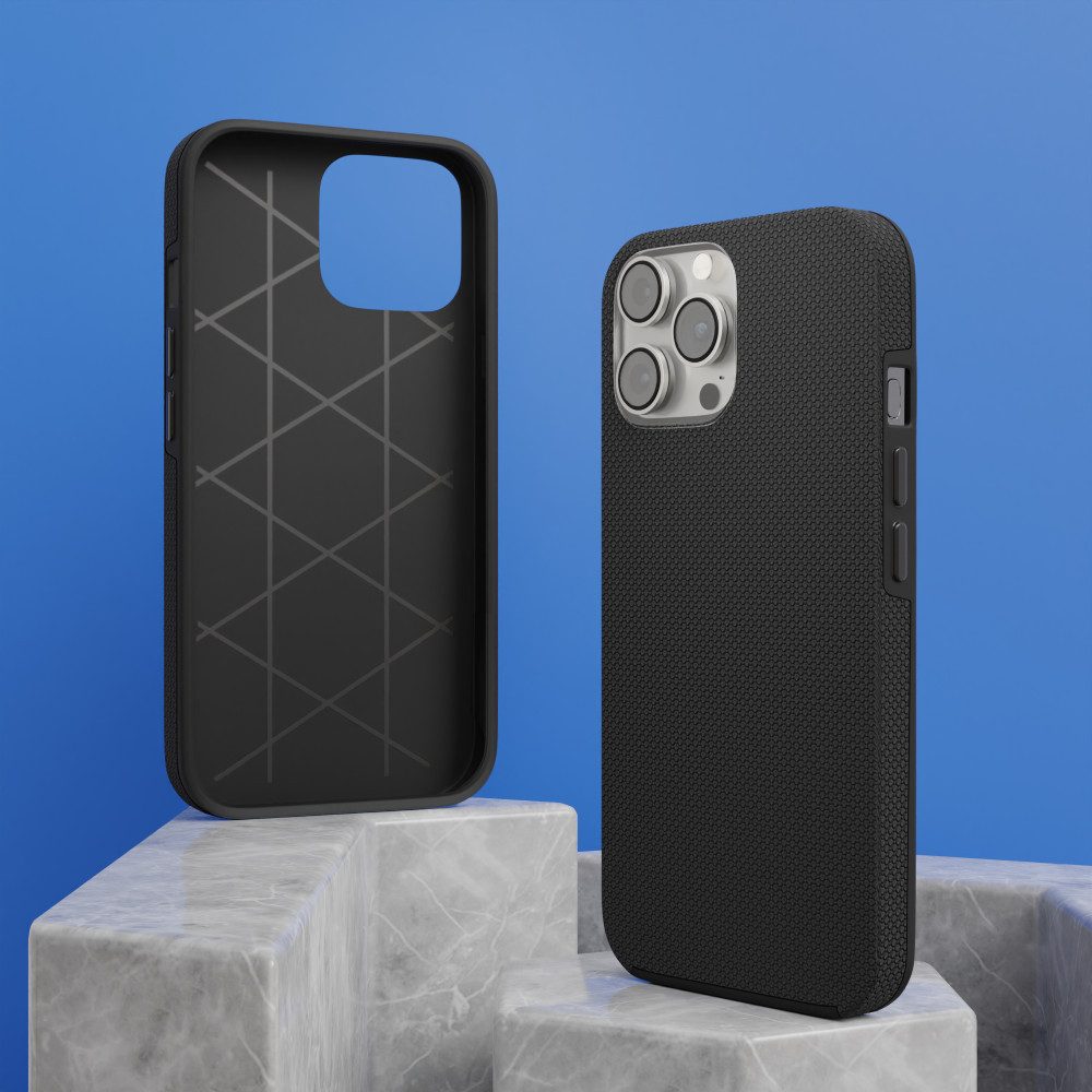 prio Handytasche prio Schutzhülle für Samsung Galaxy S21+ schwarz (Hard Cover)