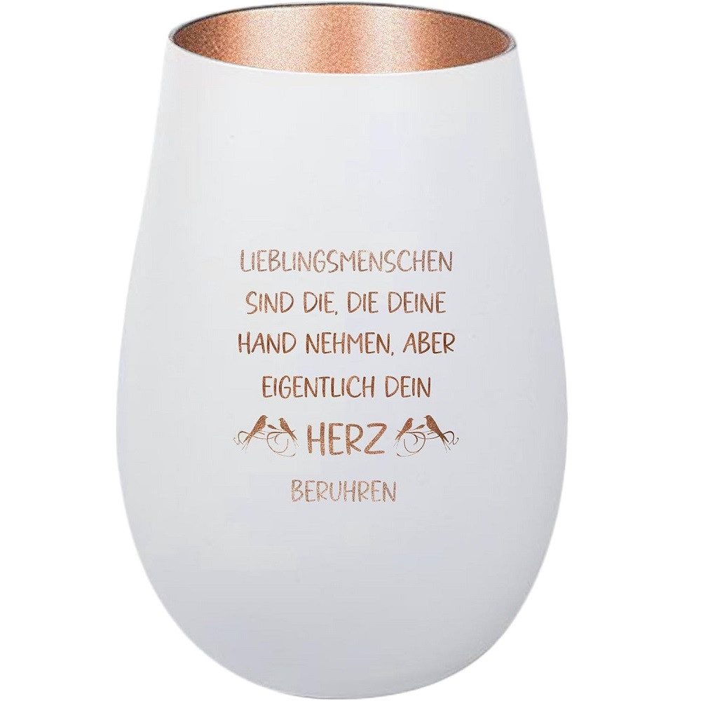 Der Porzellan-Laden Windlicht Personalisiertes Windlicht mit günstig online kaufen