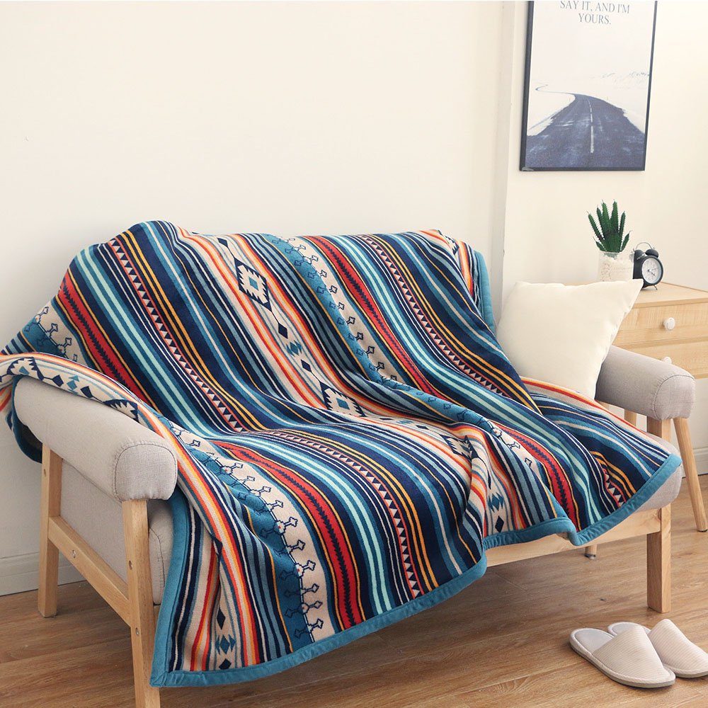 Wohndecke Coral-Fleece-Überwurf, flauschig, weich, Couch-Decke, warme, NUOD günstig online kaufen