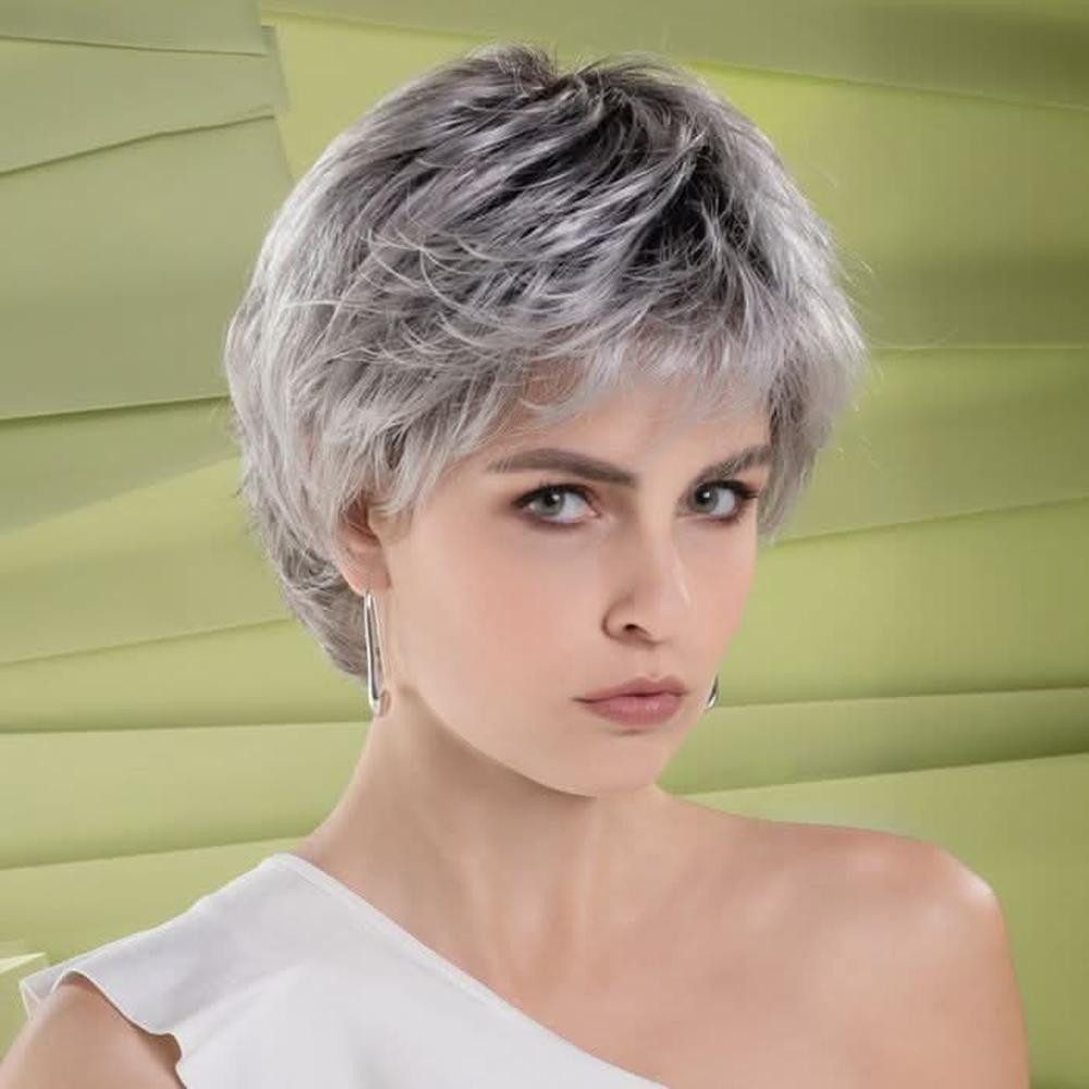 Ellen Wille Kunsthaarperücke Ellen Wille Rica, Natürlicher Short-Shag mit Extended Lace Front und Mono Crown für 54-5