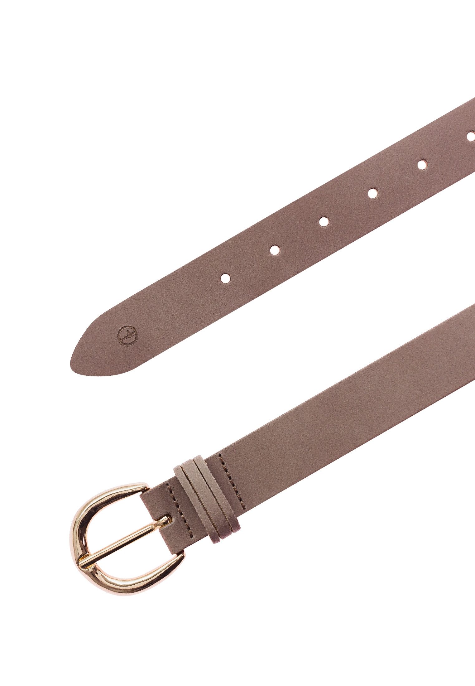 Tamaris Ledergürtel "Clara Gold" 3 cm Breite, aus Rindsleder, mit goldfarbener Dornschnalle – Bild 3 von 5