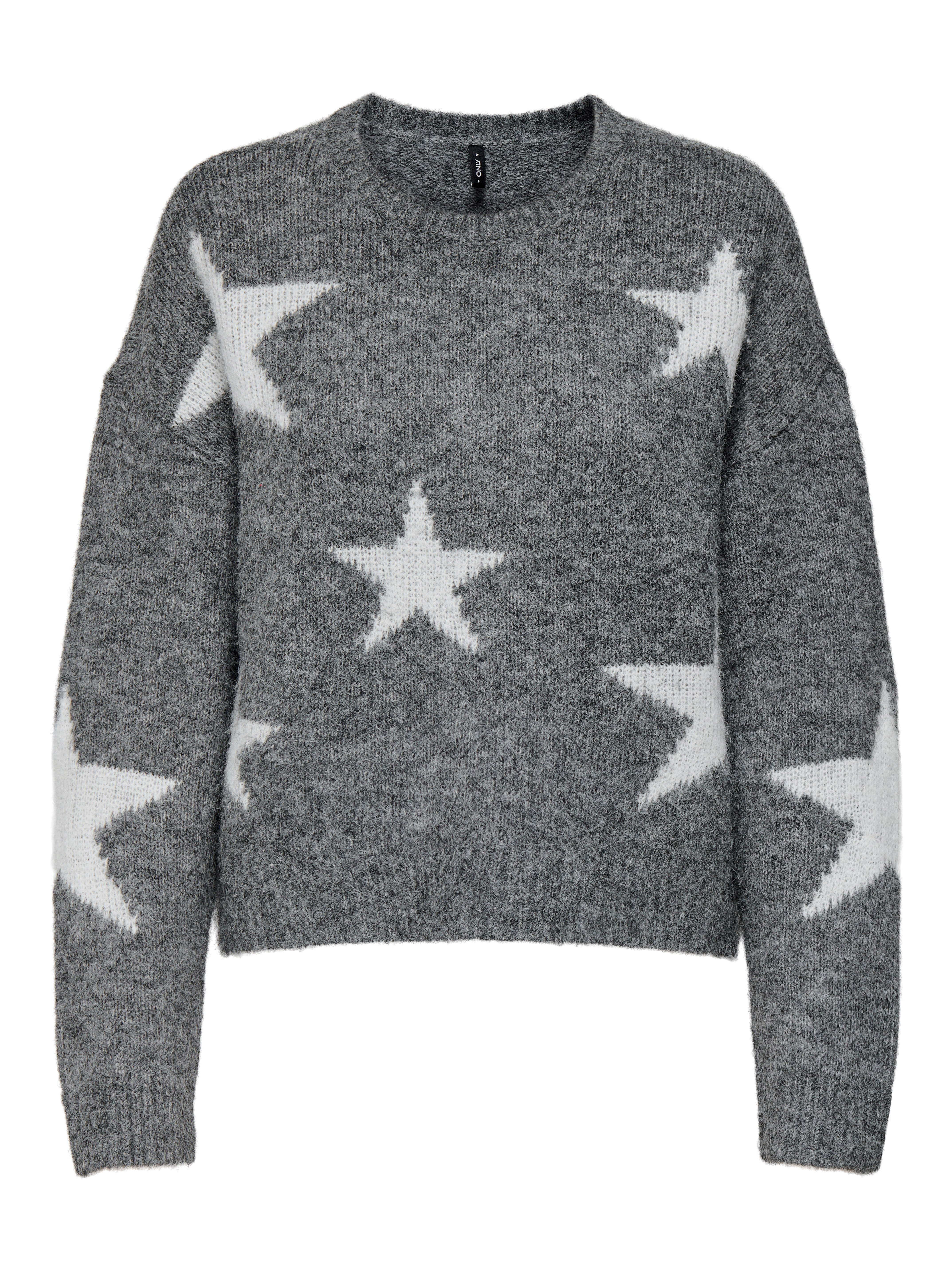 Strickpullover ONLAZU LS STAR O-NECK KNT