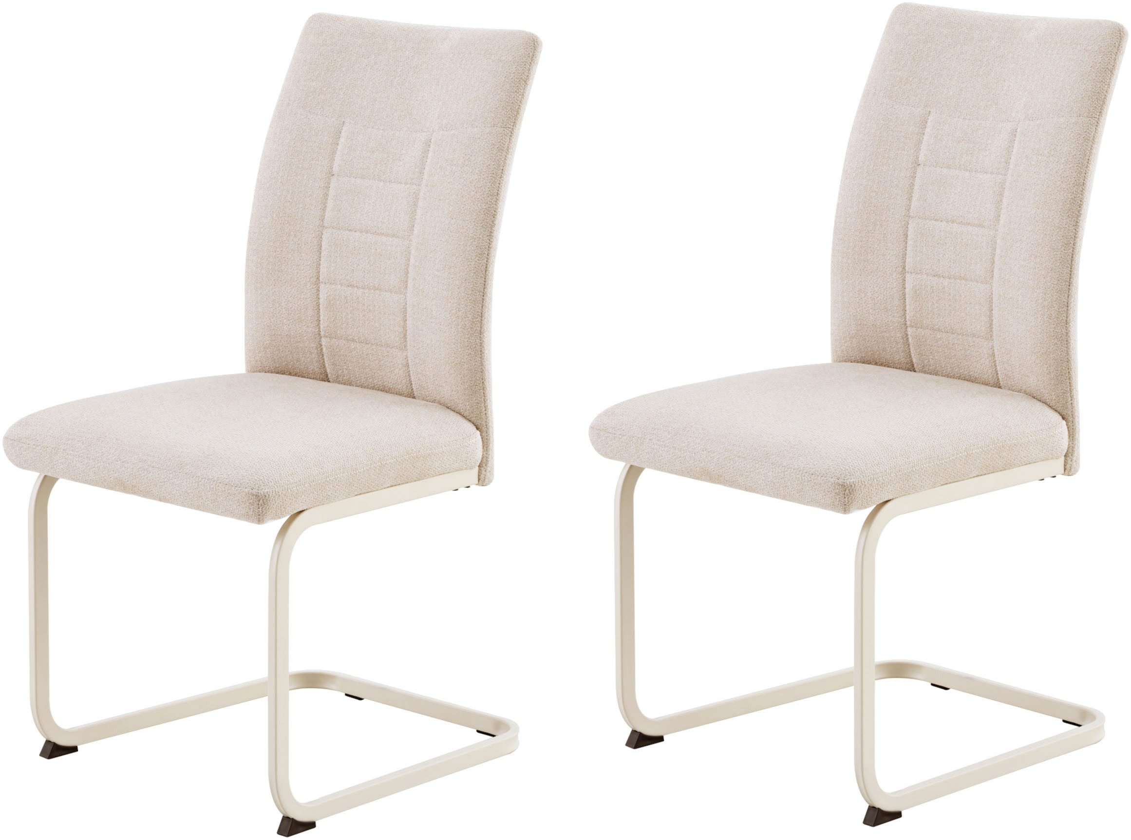 HELA Freischwinger AUGUSTA (Set, 2 St), Schwinger, XL-Sitzbreite, Wellenfederung, 140kg belastbar