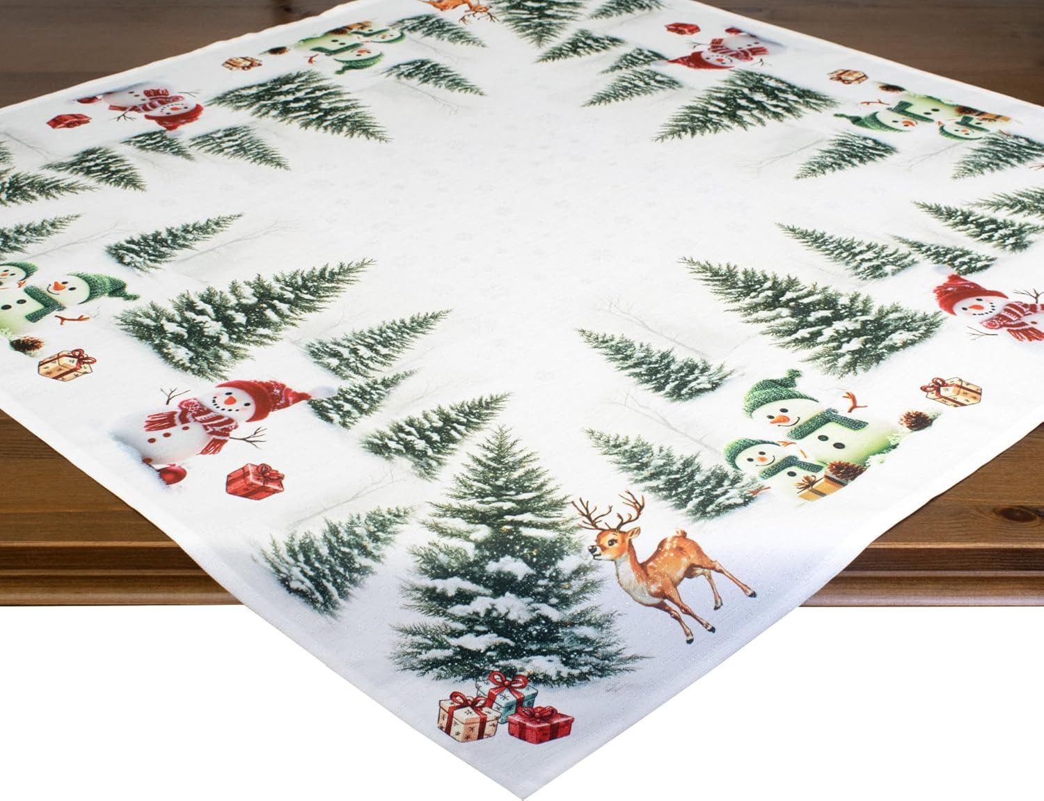 Delindo Lifestyle Mitteldecke Glitzer, Tischdecke zu Weihnachten, 85x85 cm günstig online kaufen