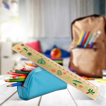 GRAVURZEILE Lineal im Jungle Design - zur Einschulung - für Kinder -, Geschenk für die Schule