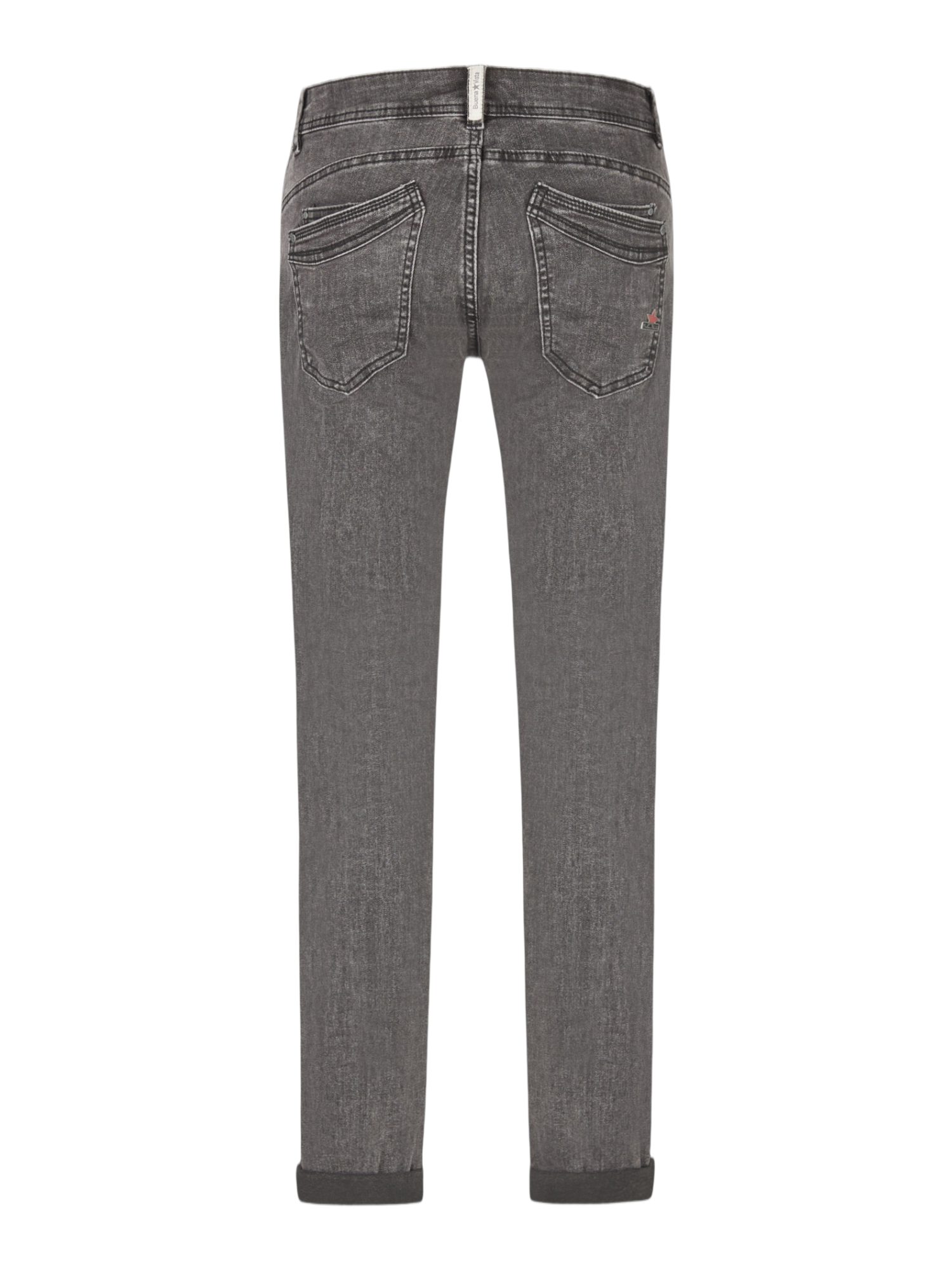 Buena Vista Stoffhose grau, Casual, Baumwolle, Unifarben, Slim Fit, Mittel