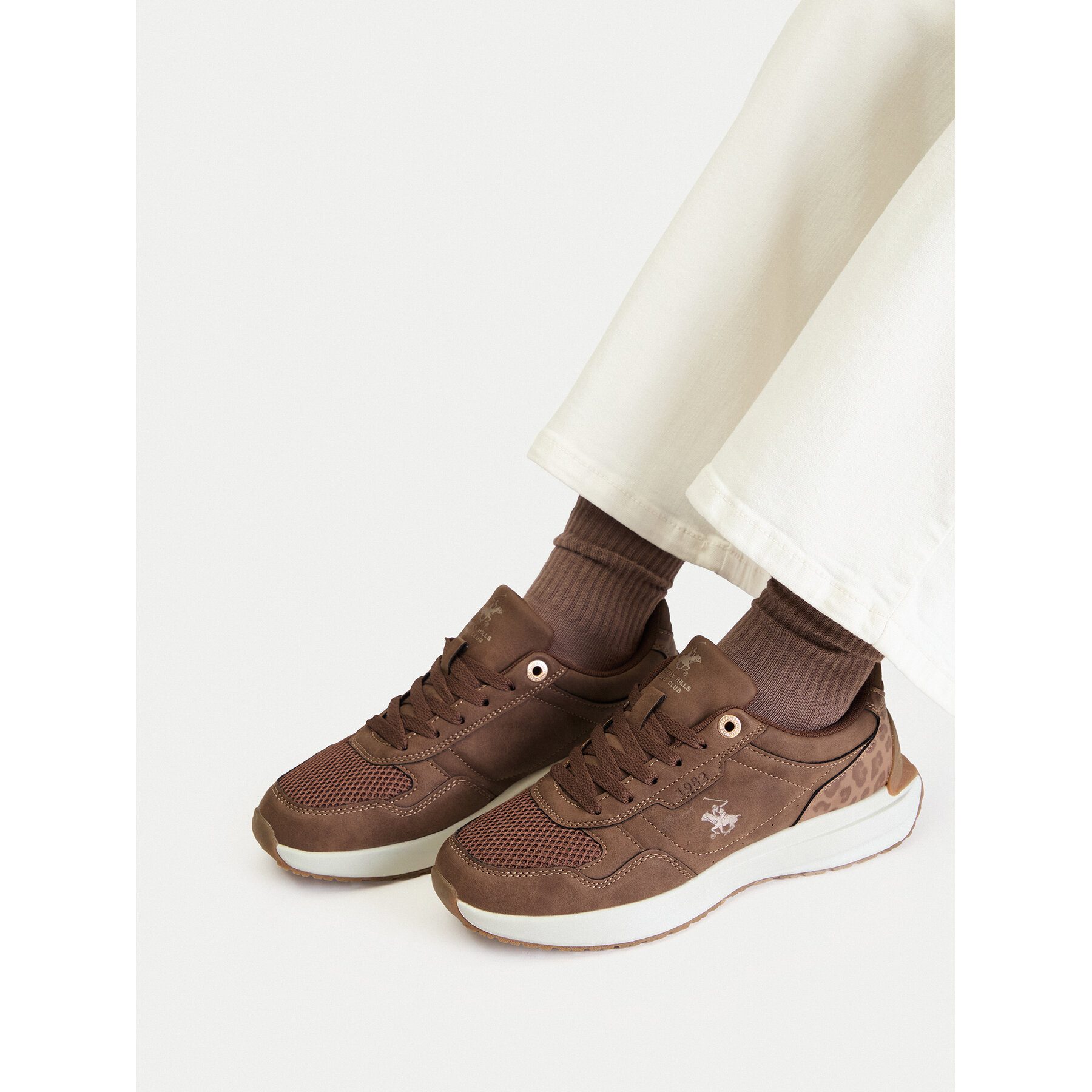 BEVERLY HILLS POLO CLUB Beverly Hills Polo Club Damen Turnschuhe 5907964297222 Braun Walkingschuh