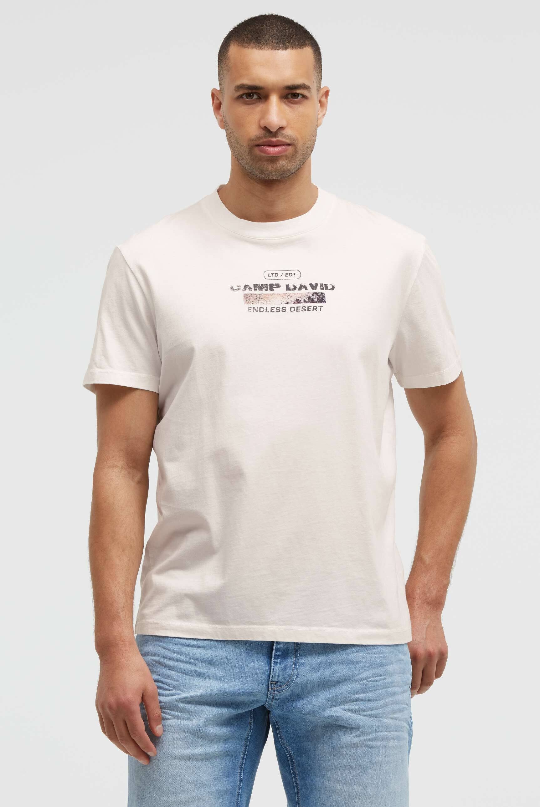 CAMP DAVID Rundhalsshirt aus Baumwolle