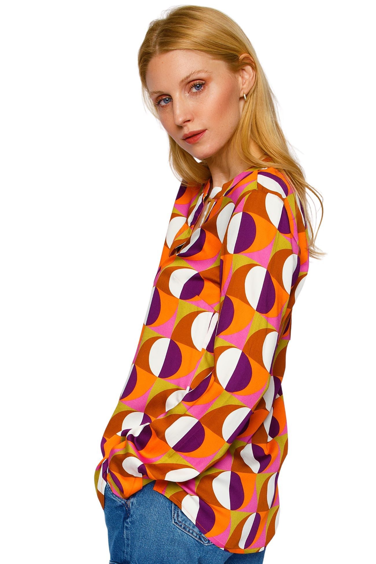 Emily Van Den Bergh Schlupfbluse Damenbluse 9000