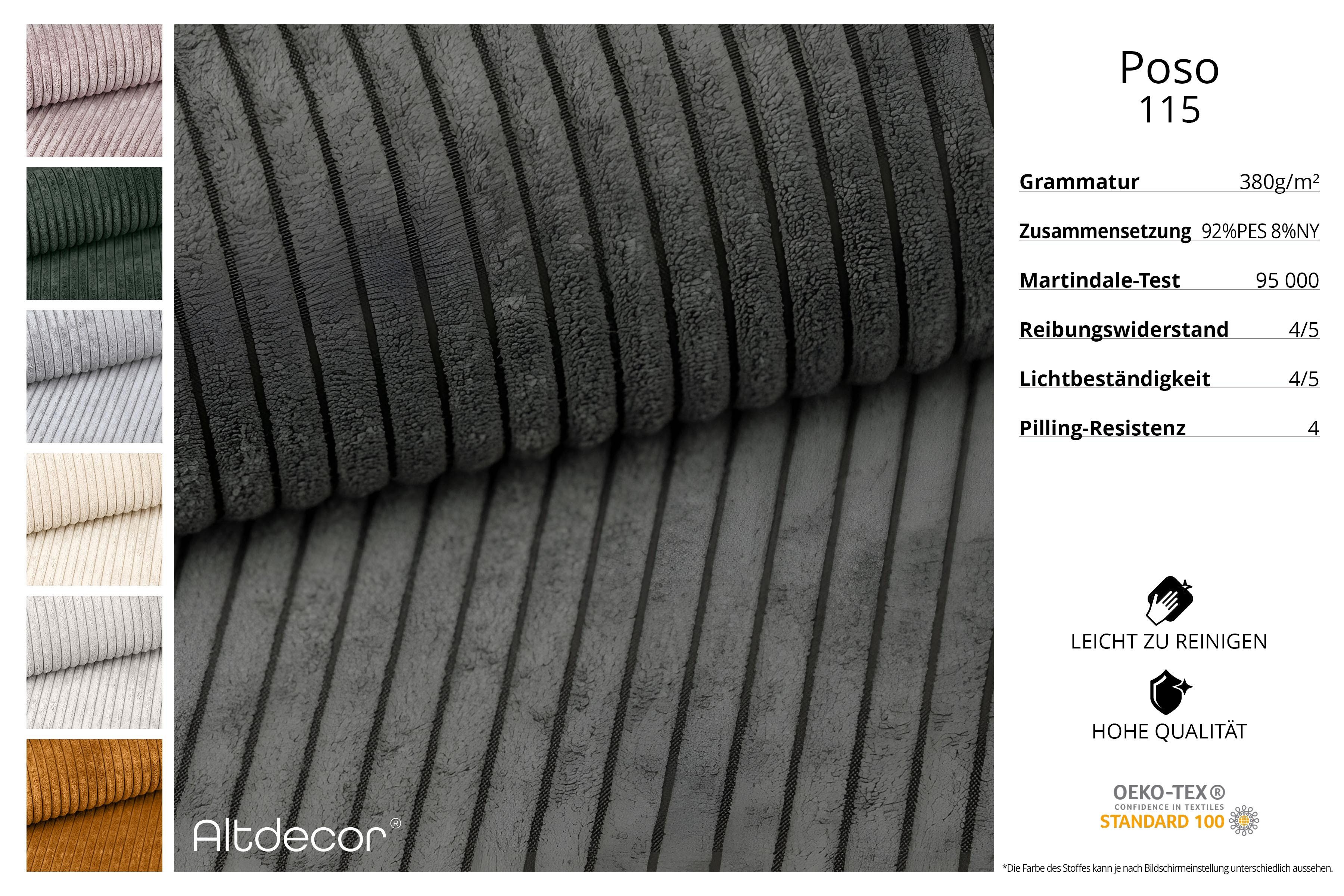 ALTDECOR Polsterbett SENA (Polsterbett mit Bettkasten und Lattenrost, Boxbett ohne Matratze), Doppelbett mit Stauraum, Bett mit Kopfteil