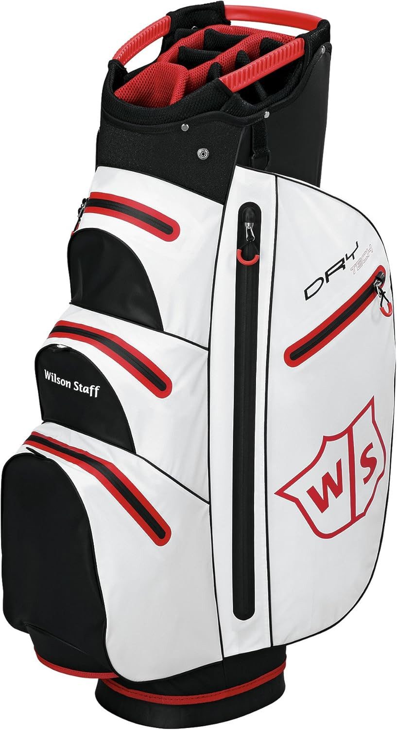 Wilson Cartbag Wilson DryTech Herren Golf Trolley Tasche – 14-Wege Divider, ultraleic (Eisen), leichte, funktionale und übersichtlich organisierte Trolleytasche