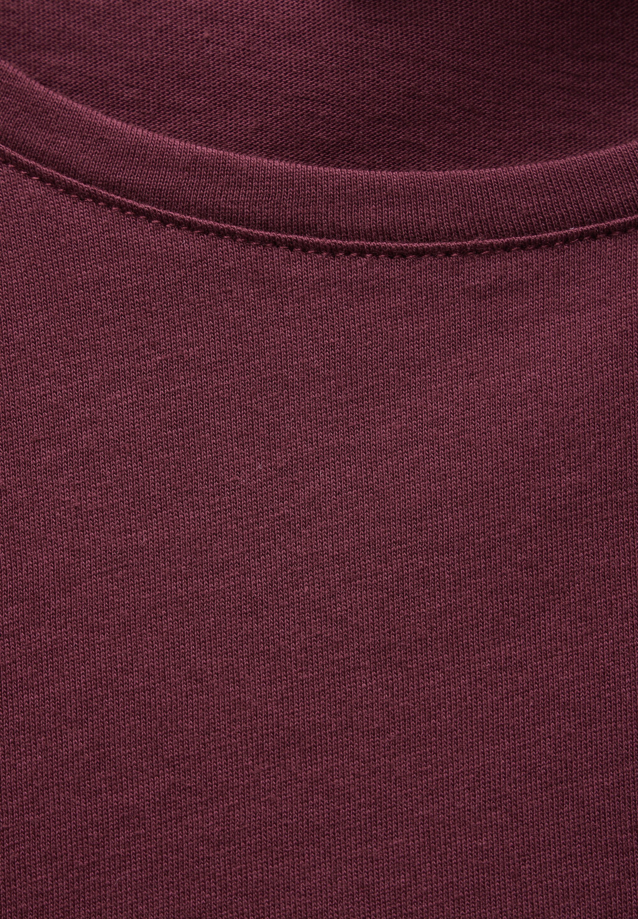 STREET ONE Langarmshirt aus reiner Baumwolle