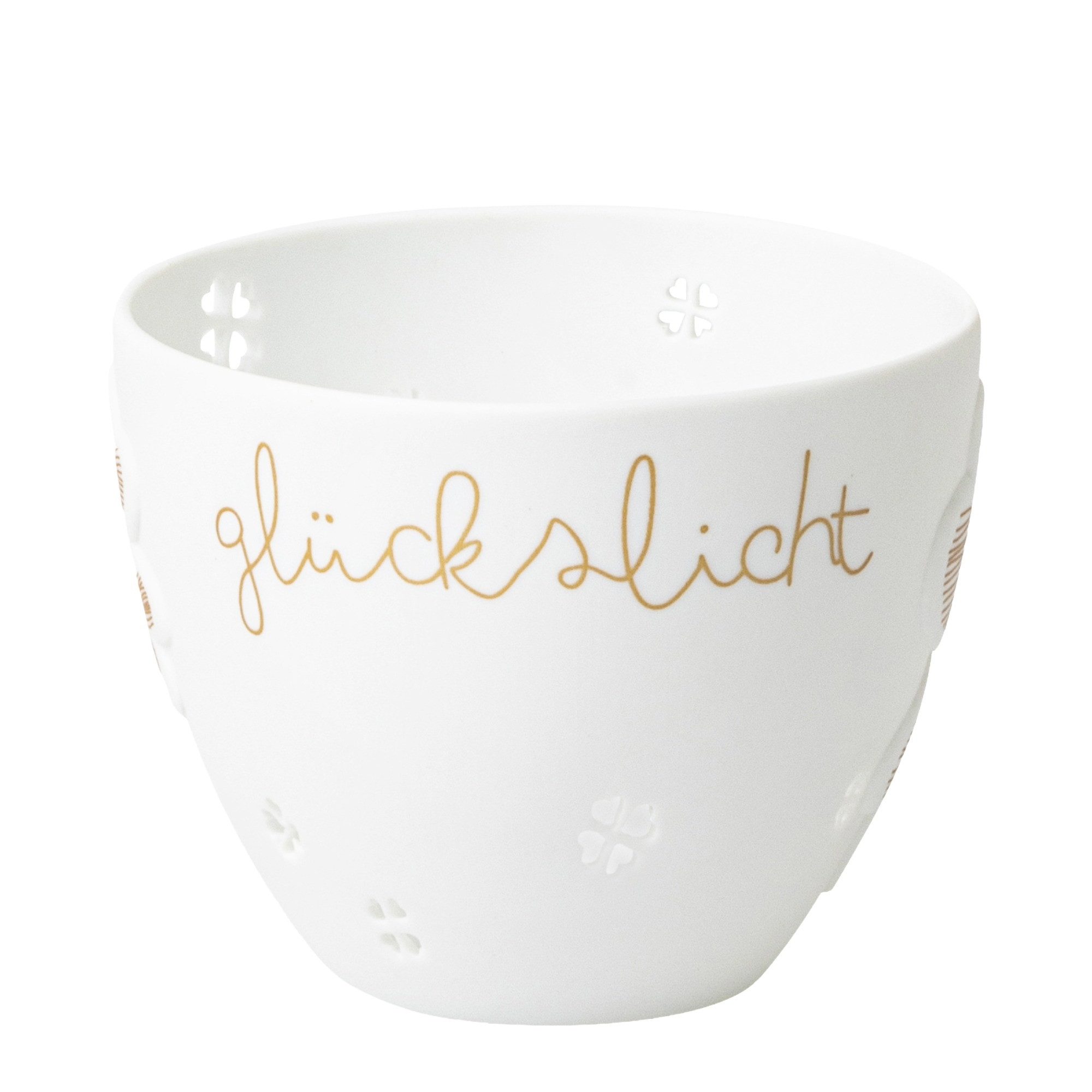 Räder Windlicht räder Poesielicht klein Glückslicht Windlicht Porzellan Weiß